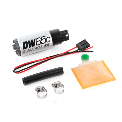 Deatschwerks DW65C 265lph Fuel Pump Universal Fit w/ Universal Install Kit