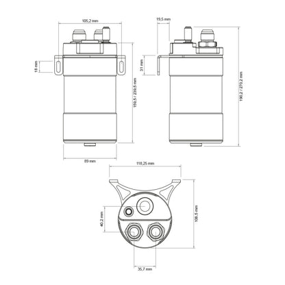 Nuke Performance Competition 0.5 Liter Oil Catch Can