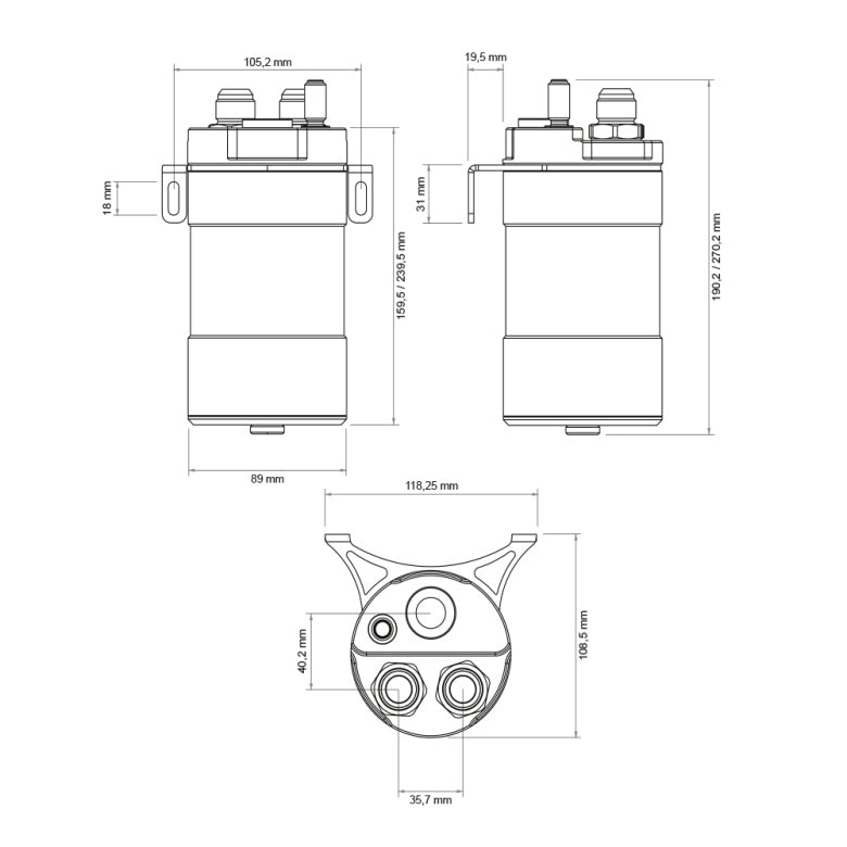 Nuke Performance Competition 1.0 Liter Oil Catch Can