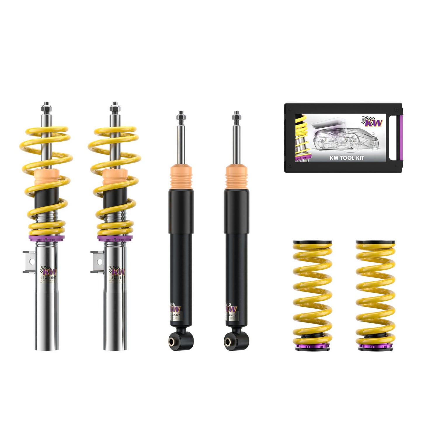 KW V1 Coilover Suspension Kit - Audi S4 Cabriolet & Avant (B6/B7)