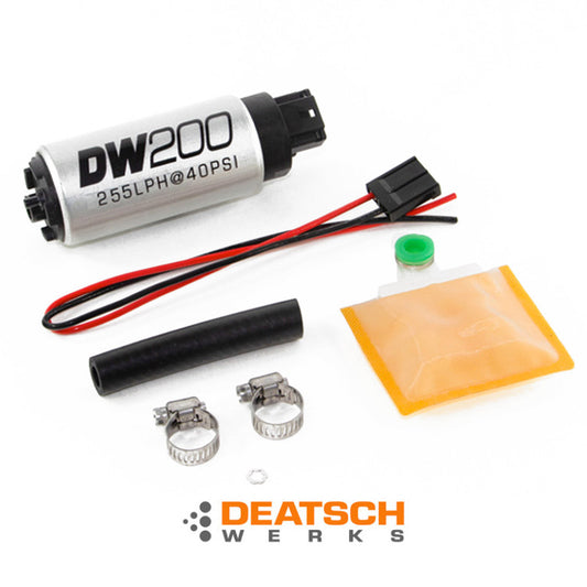 Deatschwerks DW200 255lph Fuel Pump w/ Universal Install Kit