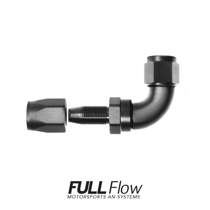 Nuke Performance Full Flow AN Hose End Fitting 90 Degree - AN-10