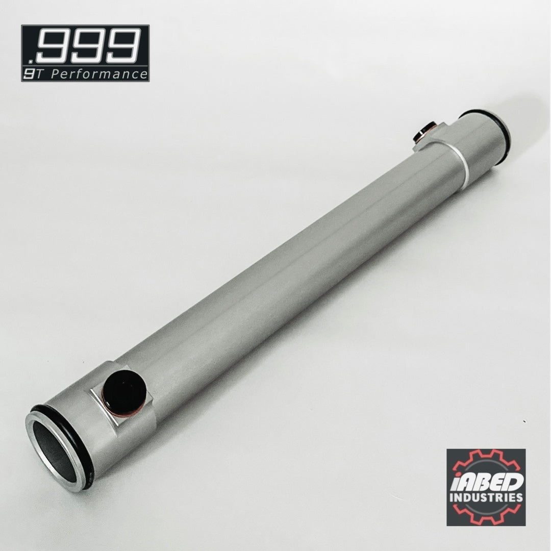 iABED Industries Billet Aluminum Coolant “Crack” Pipe - Longitudinal VR6 Swap