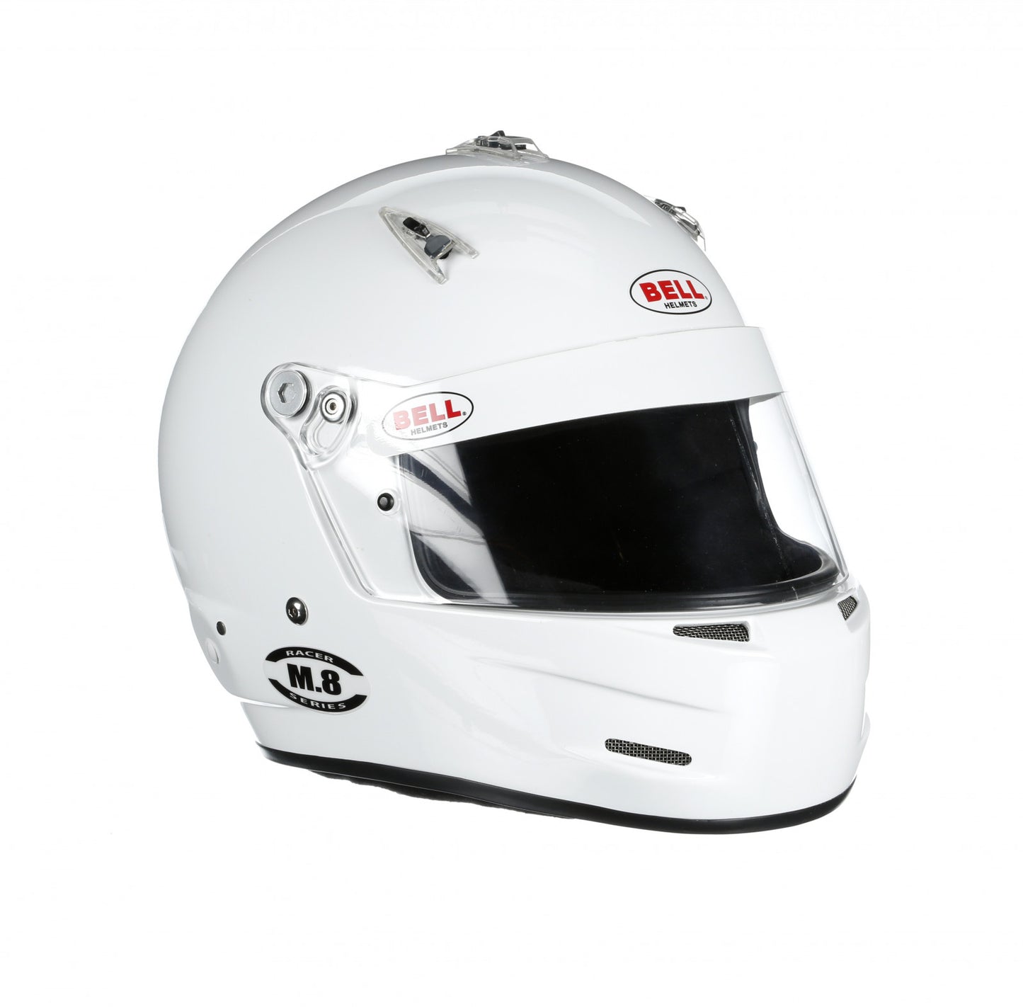 Bell M8 Racing Helmet-White Size 4X Extra Large