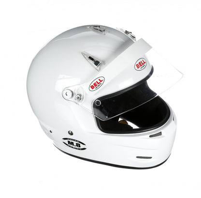 Bell M8 Racing Helmet-White Size Small