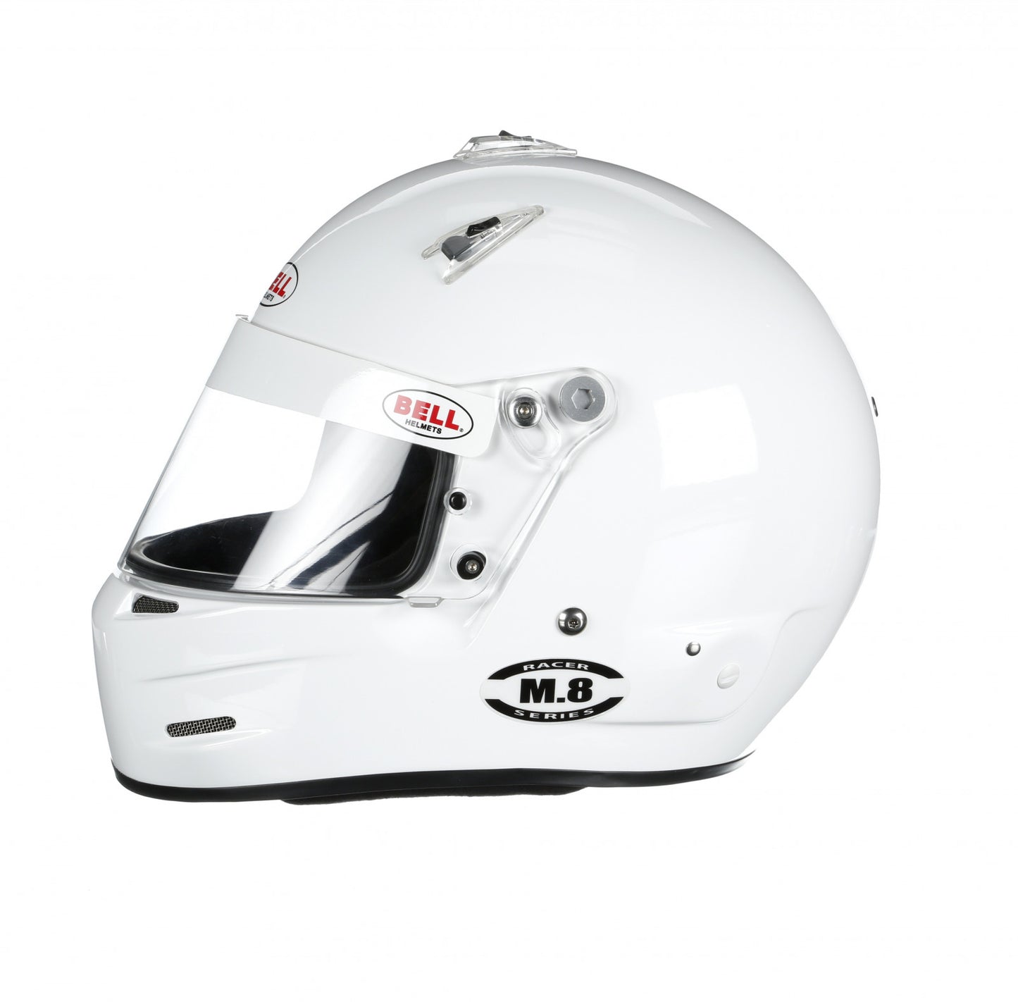 Bell M8 Racing Helmet-White Size Small