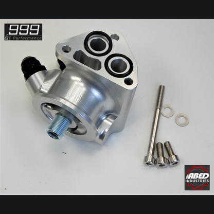 iABED Industries 24v Billet Oil Filter Housing - With Integrated Thermostat