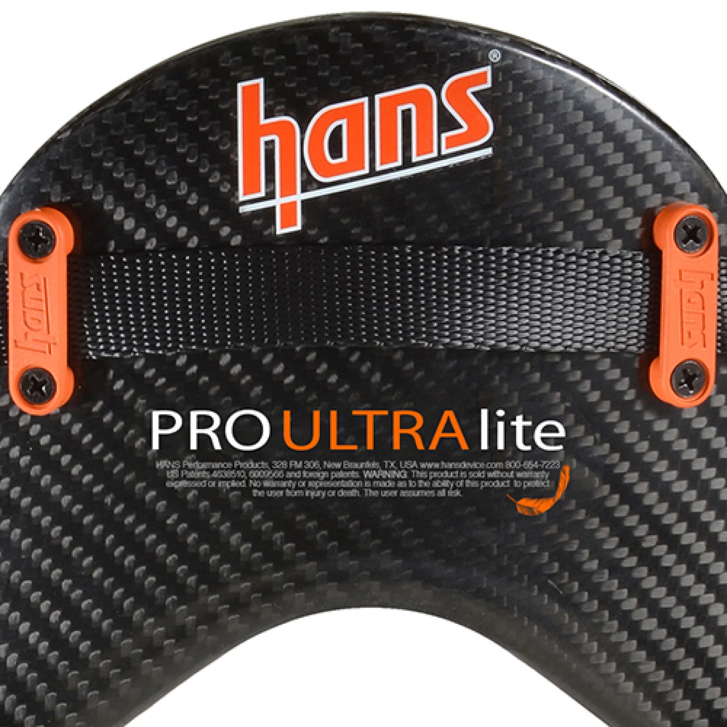 HANS Device Pro Ultra Lite Head & Neck Restraint Post Anchors Large 20 Degrees FIA/SFI