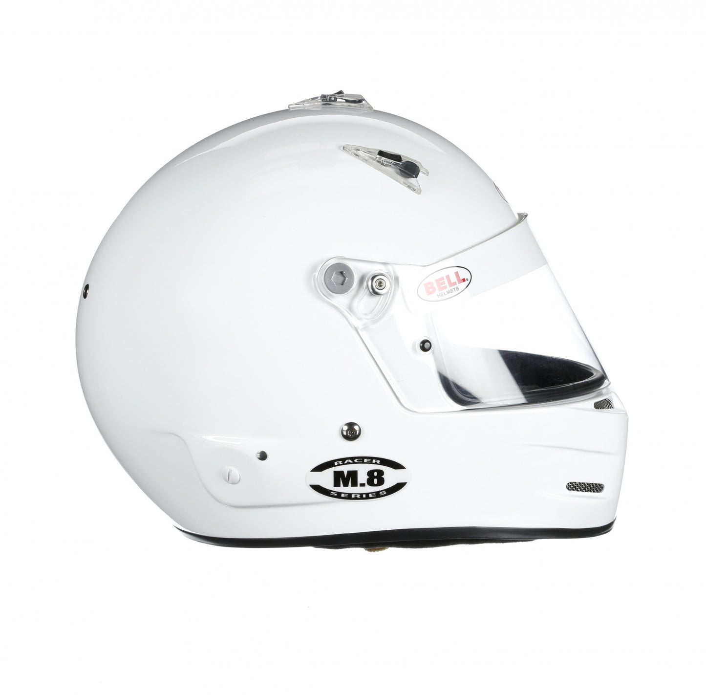 Bell M8 Racing Helmet-White Size Extra Small