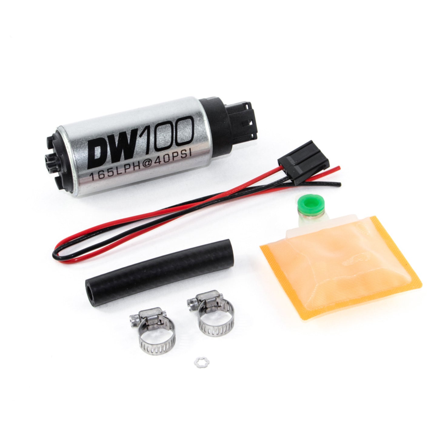 Deatschwerks DW100 165lph In-Tank Fuel Pump w/ 9-1000 Install Kit