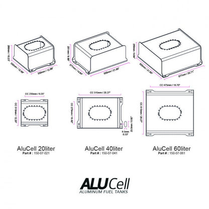 Nuke Performance AluCell Fuel Tank 20 Liter with Nuke Performance CFC Unit